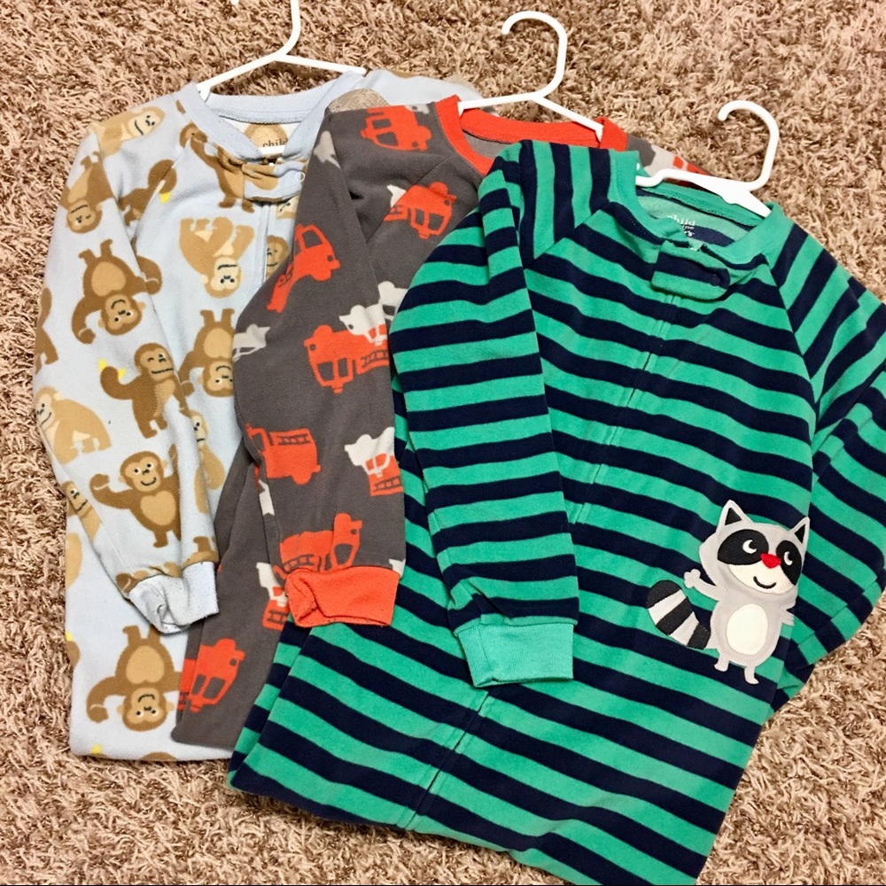 Boys Carters Footed Fleece Pajamas 5T